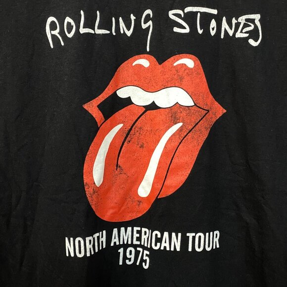 The Rolling Stone The North American Tour 1975 T-Shirt  XL - Picture 2 of 4